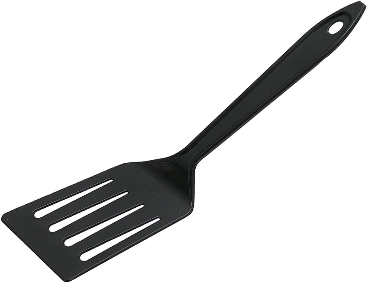 image:imageHutzler 11inch LOPOL Reinforced Nylon Slotted Spatula Turner Set of 2 WhiteBlack