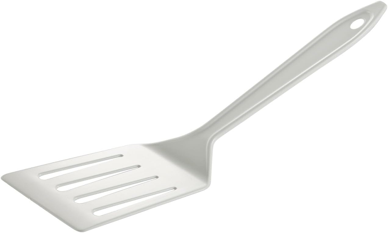 image:imageHutzler 11inch LOPOL Reinforced Nylon Slotted Spatula Turner Set of 2 WhiteWhite