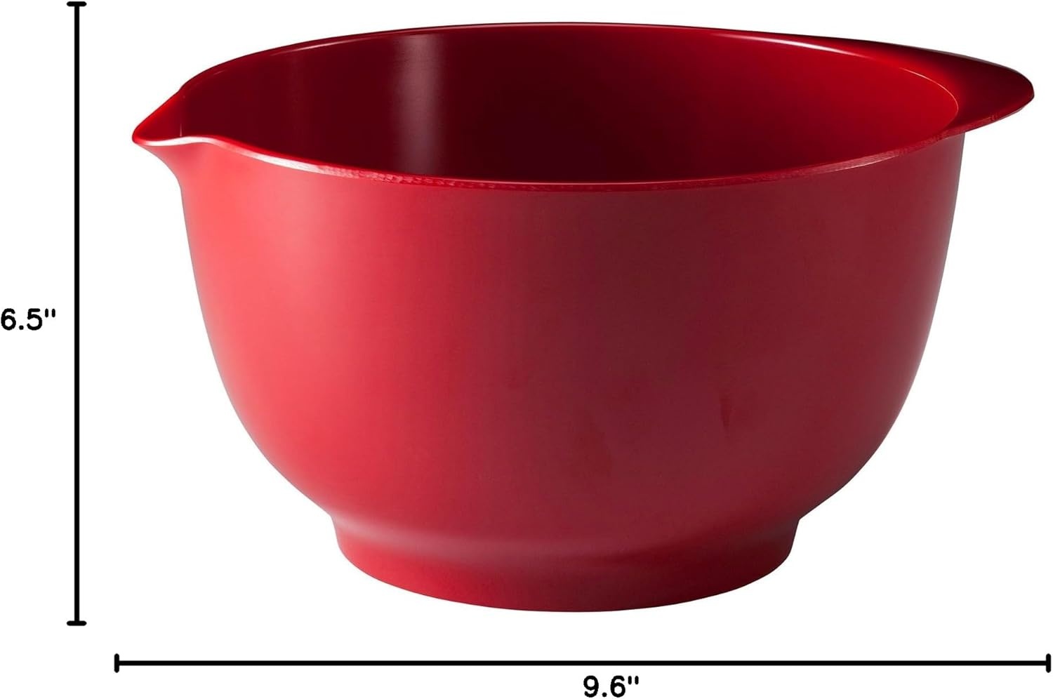 image:imageHutzler Melamine Mixing Bowl Set 2 3 and 4 Litersquarts Red 3234RDRed