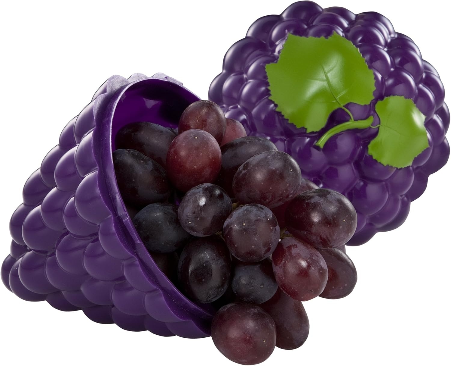 image:imageHutzler Snack Attack Containers Apple Carrot Grapes Celery ToGoRedGreenOrangePurple