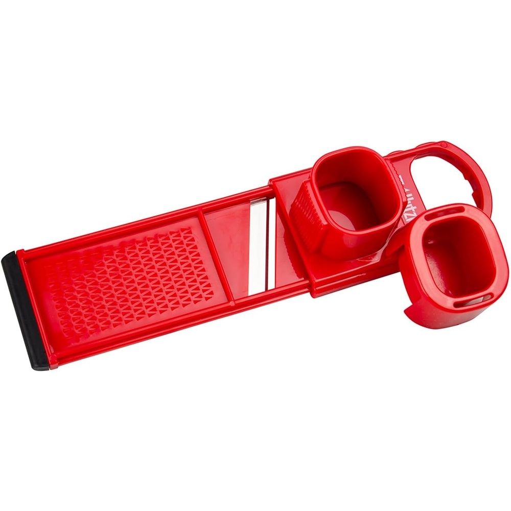 image:imageHutzler Garlic Slicer Shredder WhiteRed