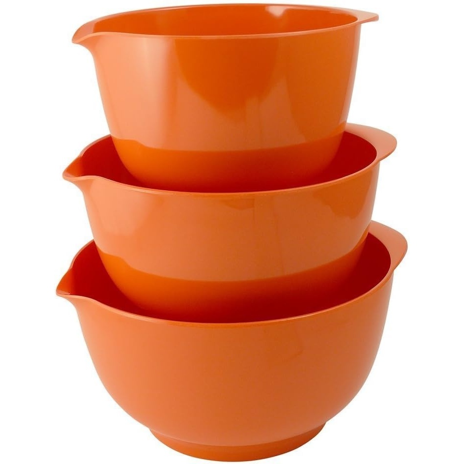 image:imageHutzler Melamine Mixing Bowl Set 2 3 and 4 Litersquarts Red 3234RDOrange