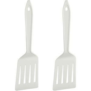 image:imageHutzler 11inch LOPOL Reinforced Nylon Slotted Spatula Turner Set of 2 WhiteWhite