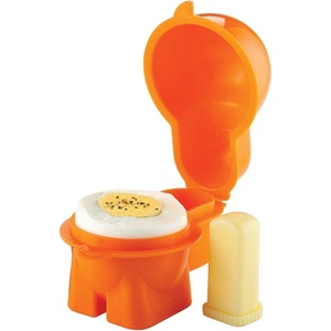 image:imageHutzler Egg ToGo Snack Container with Spice Shaker Orange