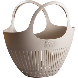 image:imageHutzler Mini Colander garden basket Small Eggshell BlueAlmond